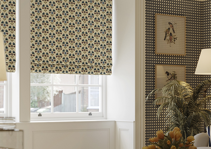 Talbot, Frosted Stone - Twist&Fit Roman Blind - Image 5
